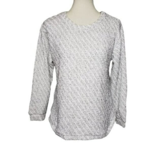 John Paul Richard Silver Tinsel Sweater Sz PL - Picture 6 of 14